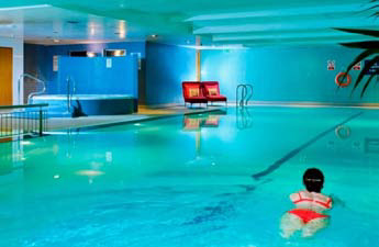 swimming pool at Clayton Hotel Cork City