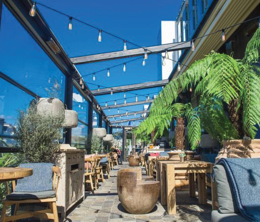 lounge garden at The River Lee Hotel