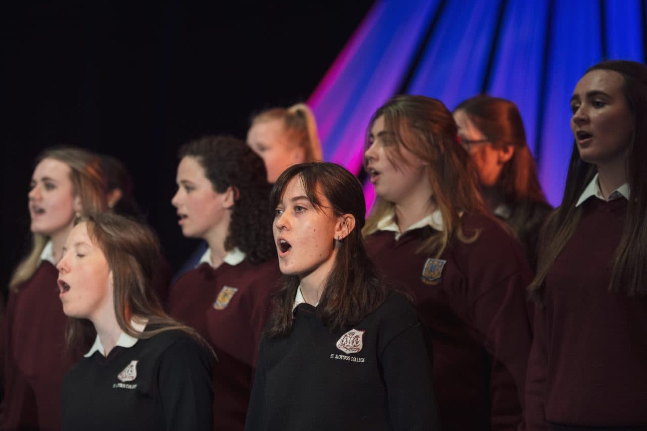 Schools on Song. Pictured at the 67th Cork International Choral