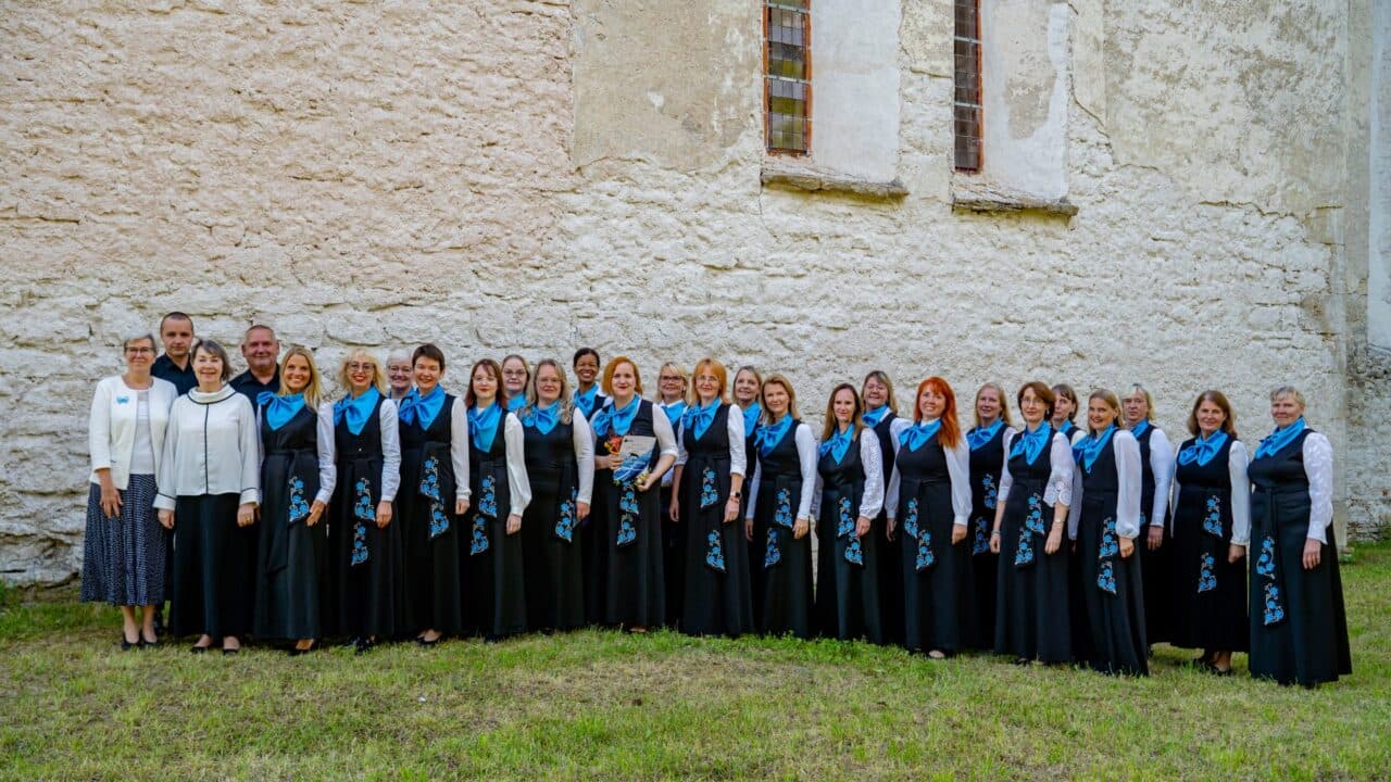 foto del gruppo corale Gaudete dall'Estonia