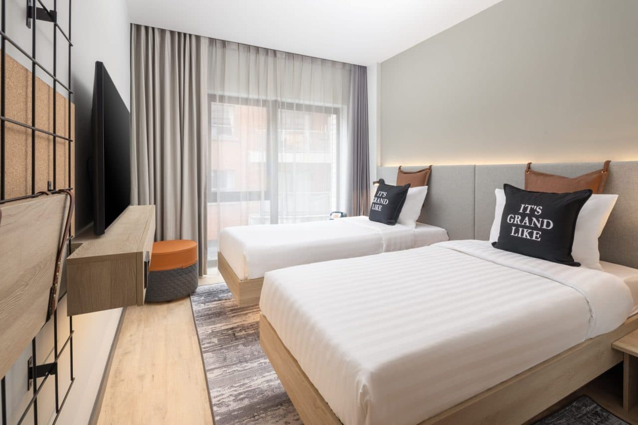 Foto della camera dell'hotel Moxy