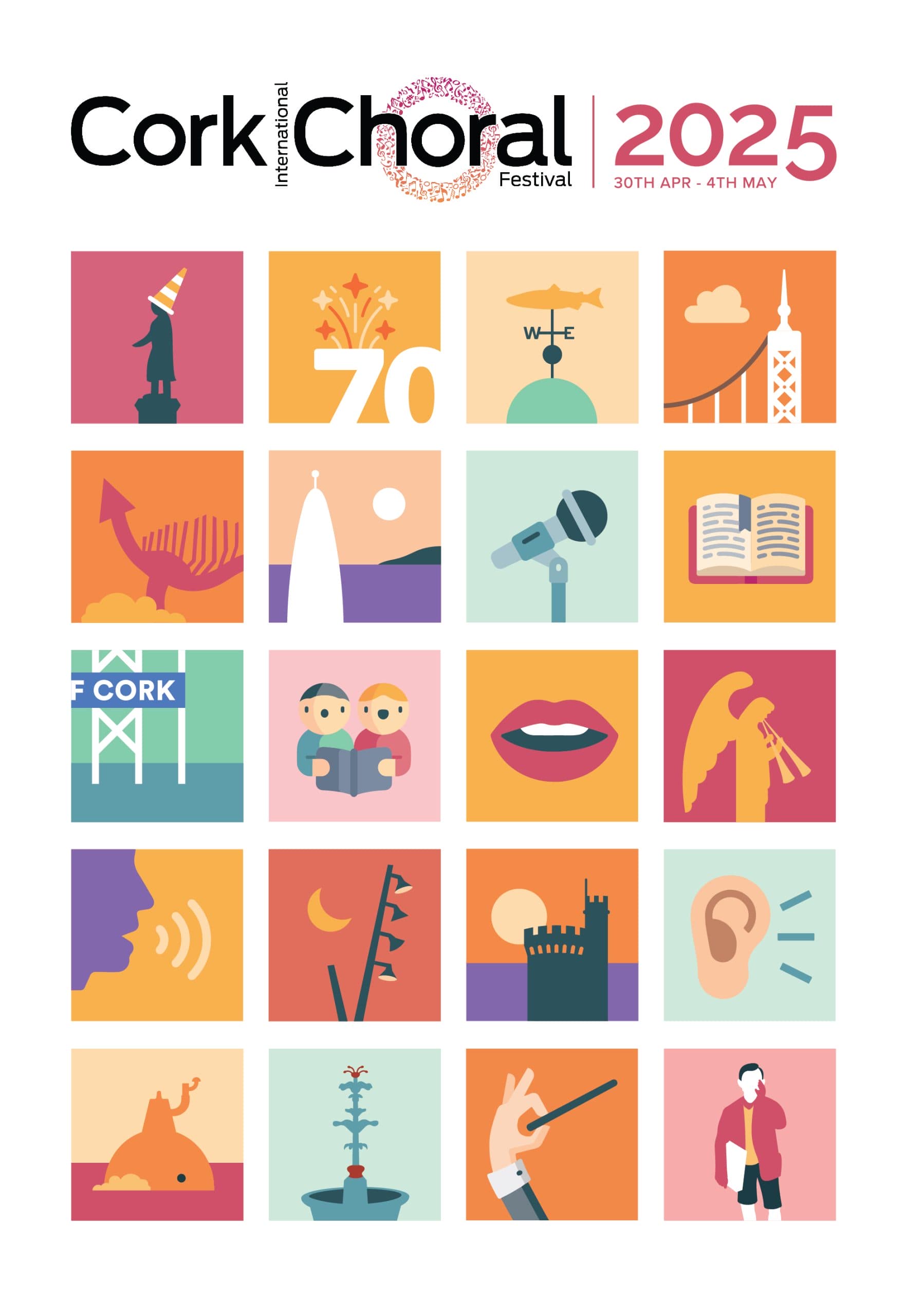 Copertina del programma del Festival 2025