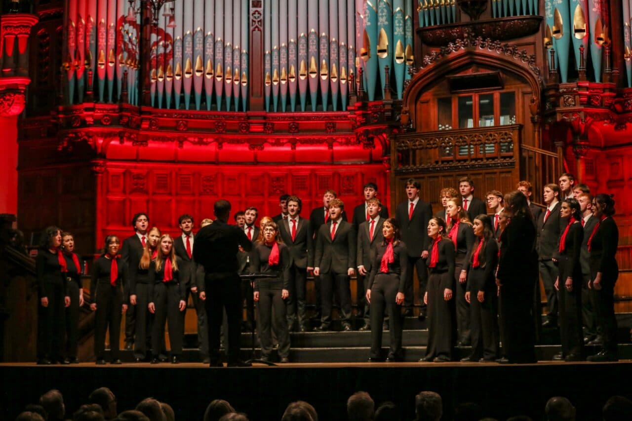foto del gruppo corale UCC Singers dall'Irlanda