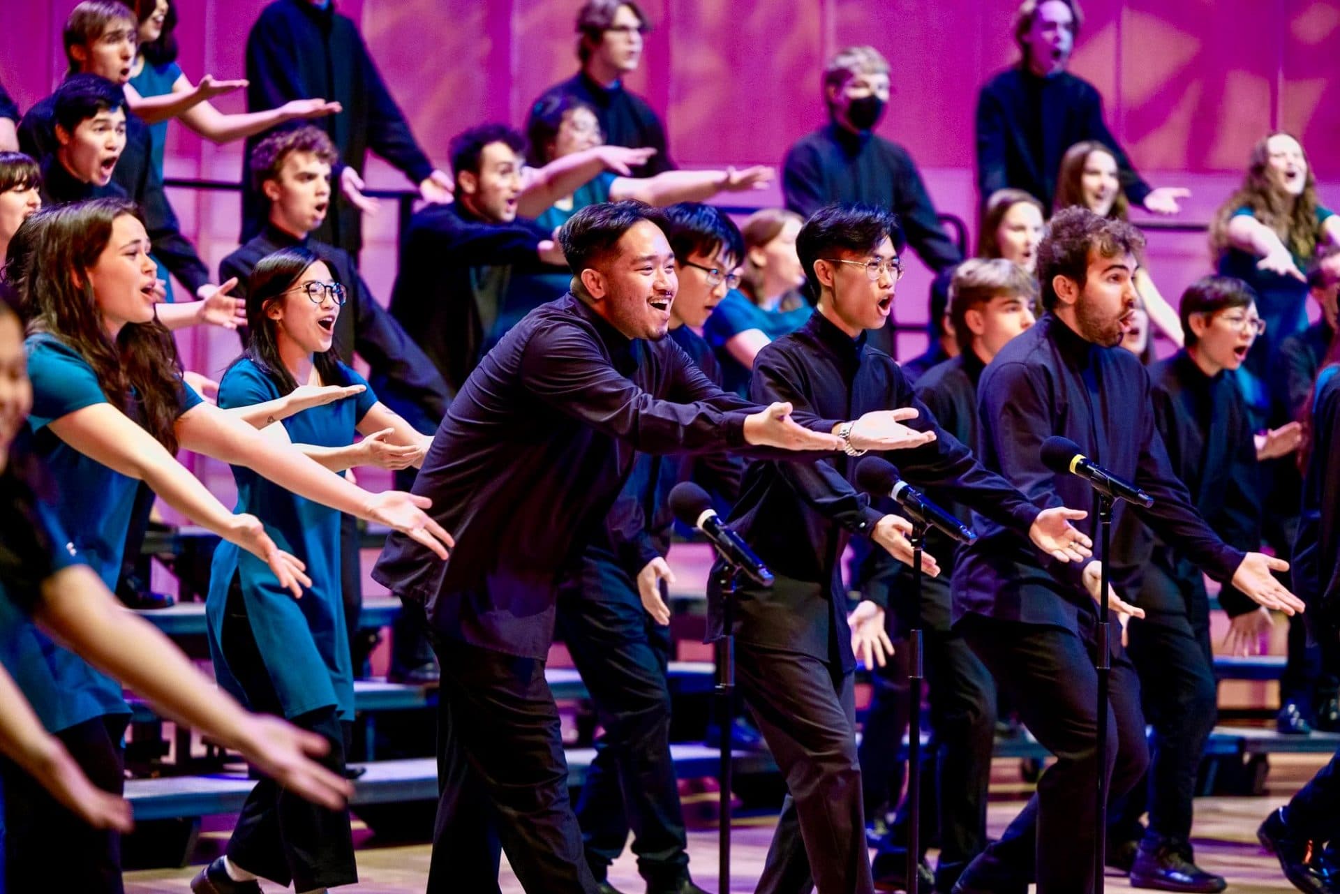 Fotografía del grupo coral Vancouver Youth Choir de Canadá.