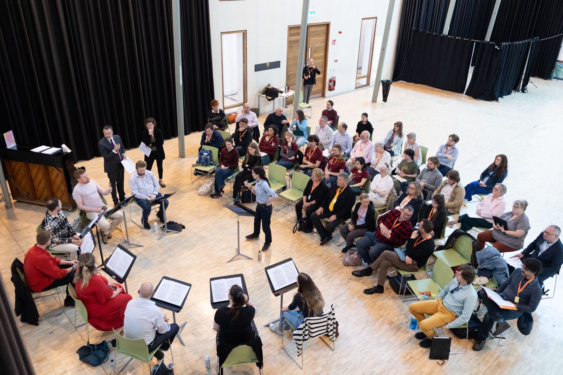 photo du cours de direction chorale