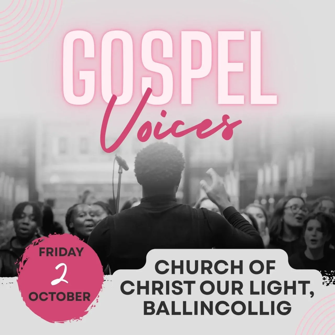 Featured image for Cork International Choral Festival news article Our gospel fundraiser returns on 2nd October