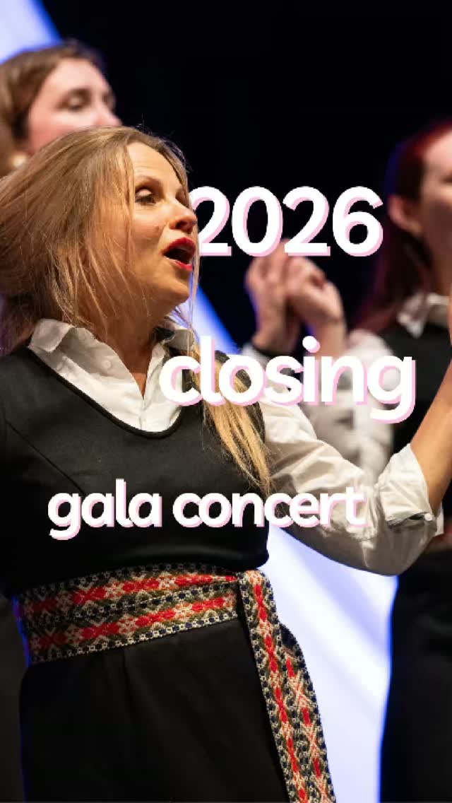 Our 2026 Gala Concert highlights continue... Next up is Gaudete @naiskoorgaudete (Estonia) with a beautiful performance of "Viis eesti rahvatantsu...