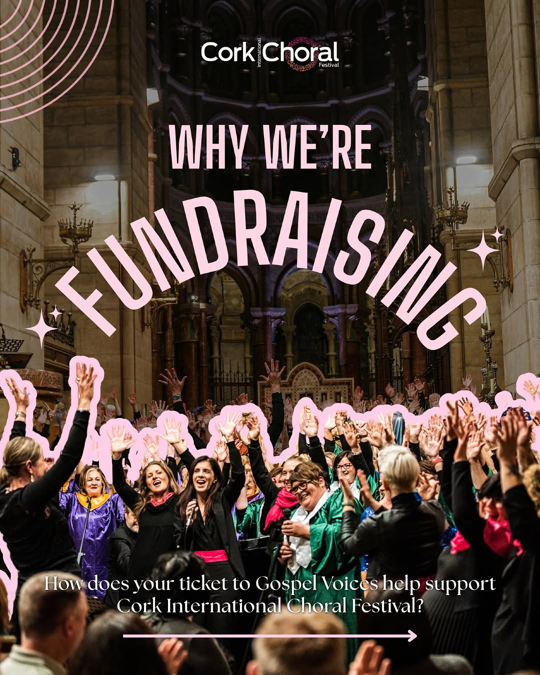 Why are we fundraising? ❤️🎶 Because we believe in the power of choral music to bring people together. Gospel Voices...