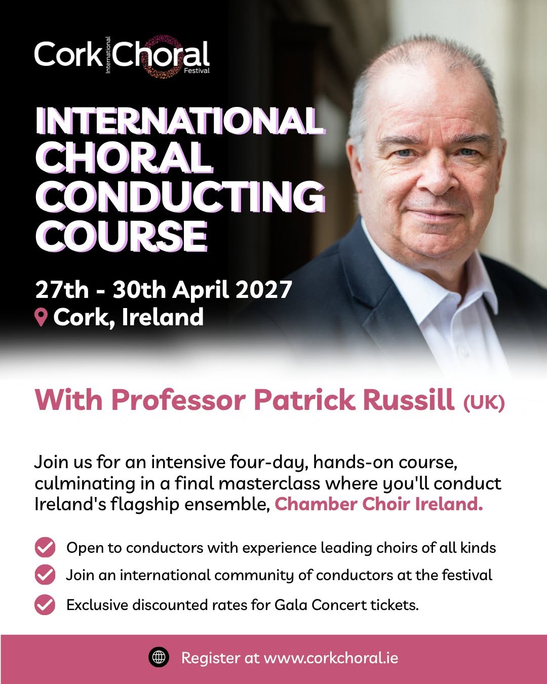This is your chance to work with one of the leading figures in English choral conducting pedagogy. Join us in...